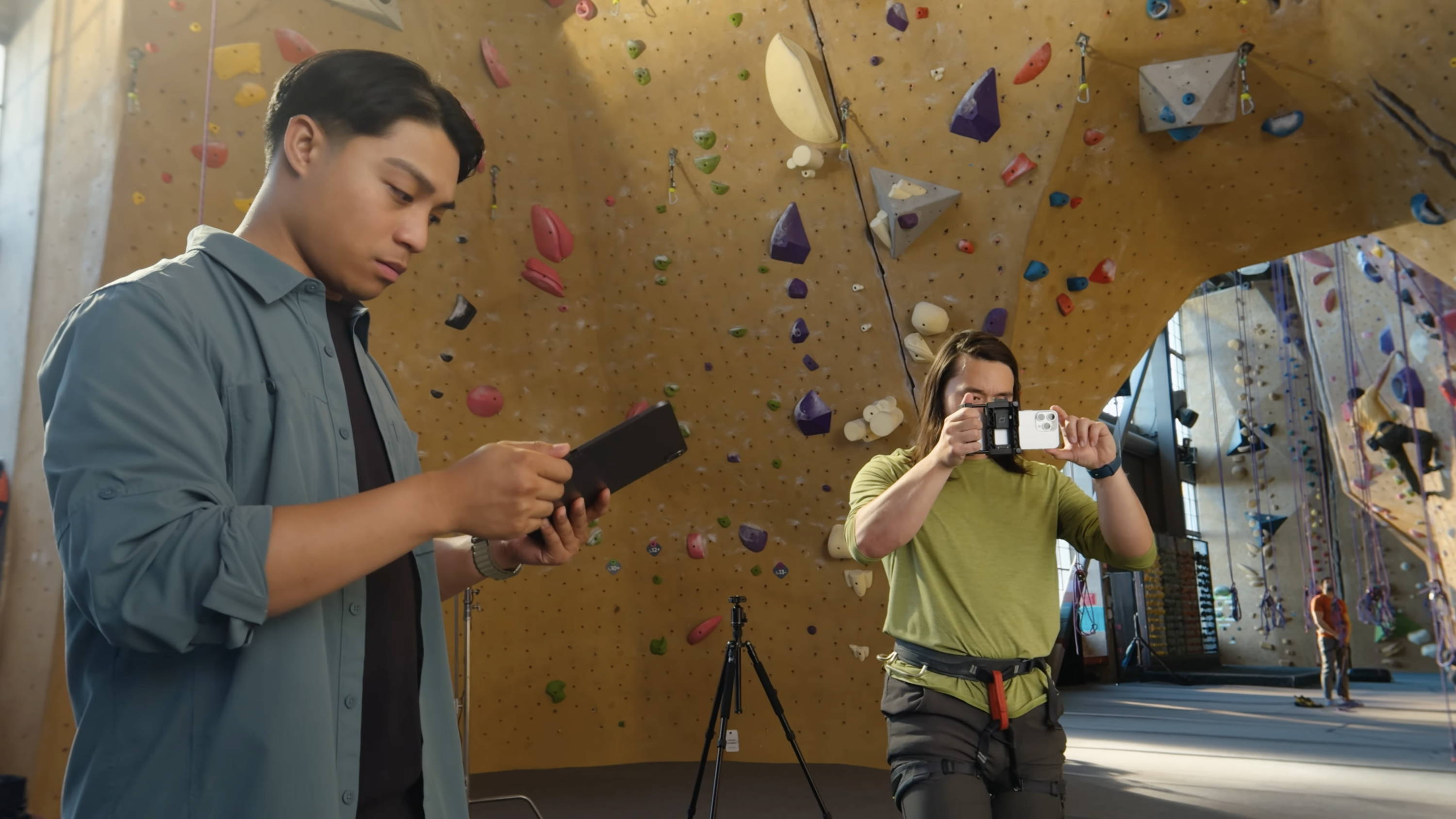 Introduction of the new iPad Pro and iPad Air during the Apple 'Let Loose" event shot exclusively on iPhone 15