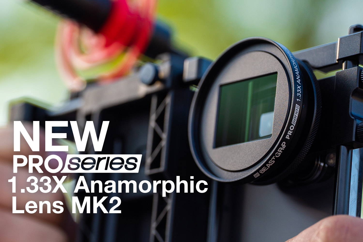 All-new Beastgrip Pro Series 1.33X Anamorphic Lens MK2 for iPhone 