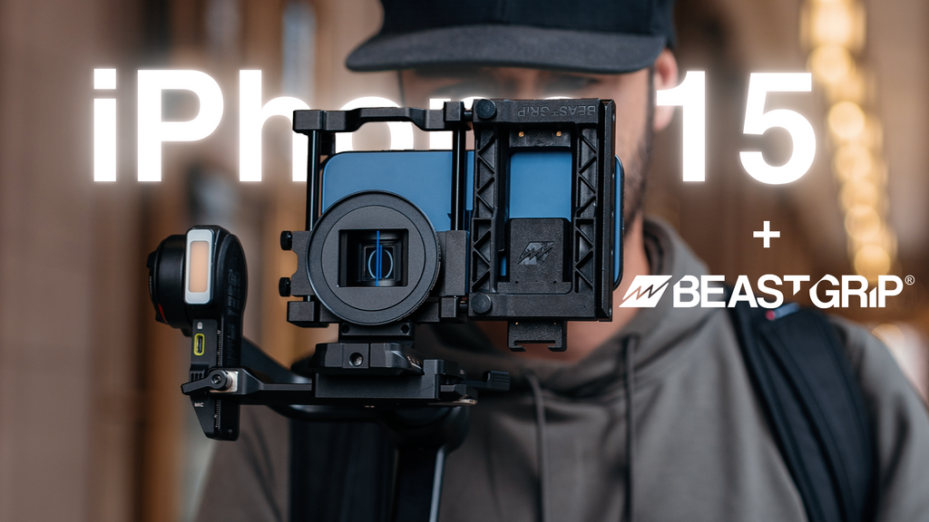 Beastgrip Lenses and camera cages for iPhone 15