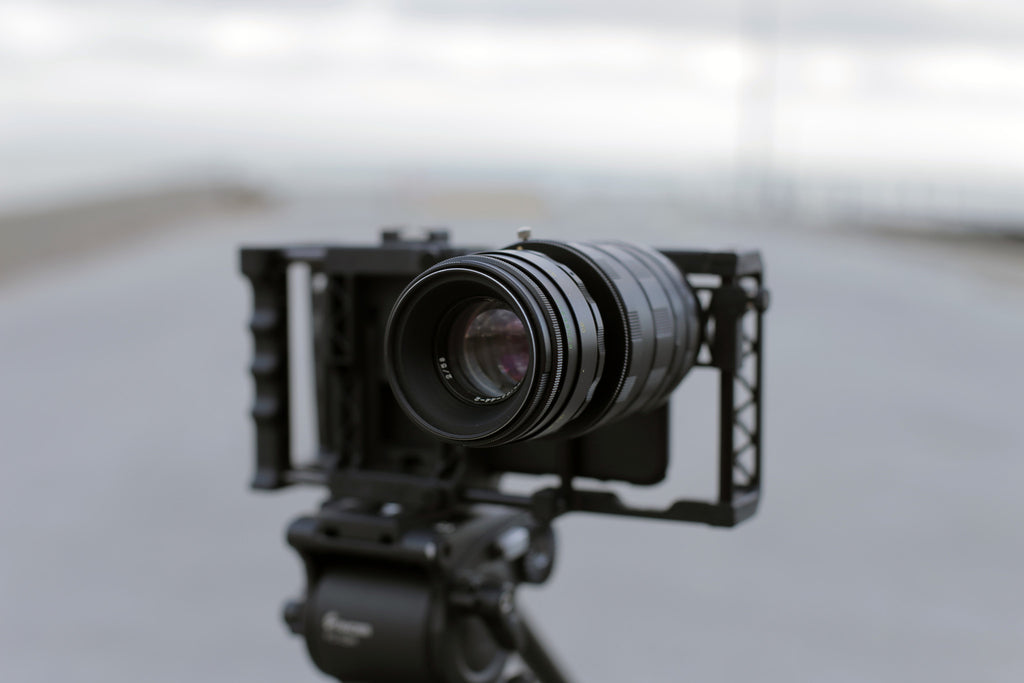 Beastgrip DOF (Depth Of Field) adapter with iPhone 6 Plus and Canon 50mm f1.4 lens