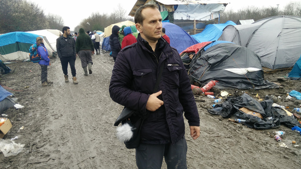 Interview with Nico Piro On the Field of the Grand Synthe Refugee Camp