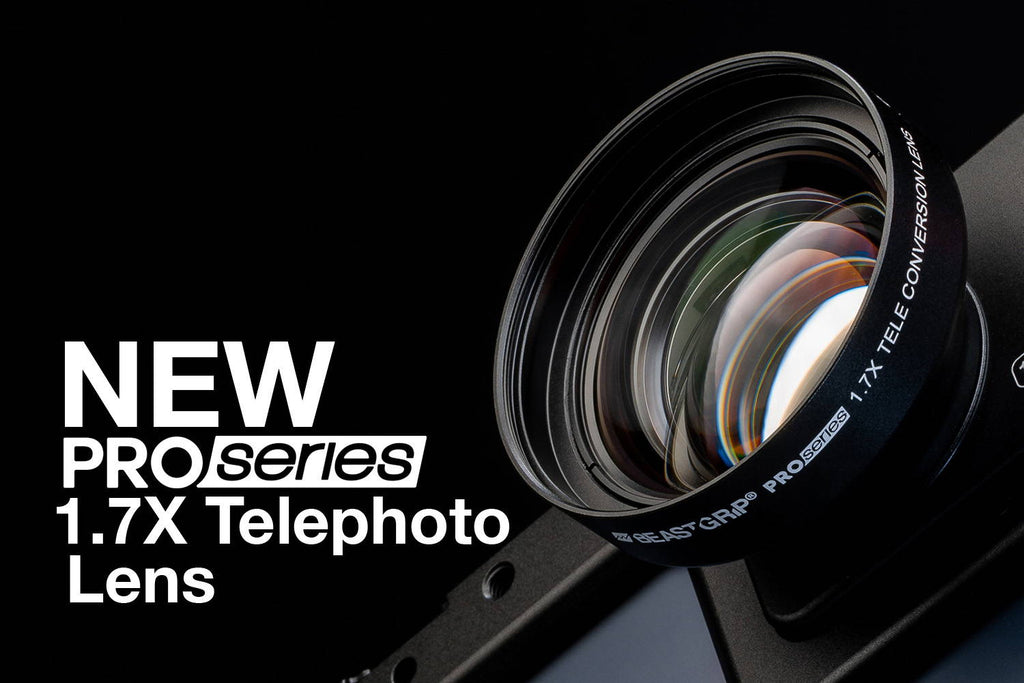 All-new Beastgrip Pro Series 1.7X Telephoto Lens for Smartphones