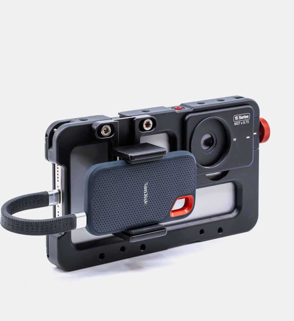 Flash Mount Grip SSD Clamp Mount. Attach SSD to iPhone rigs for seamless filmmaking ...