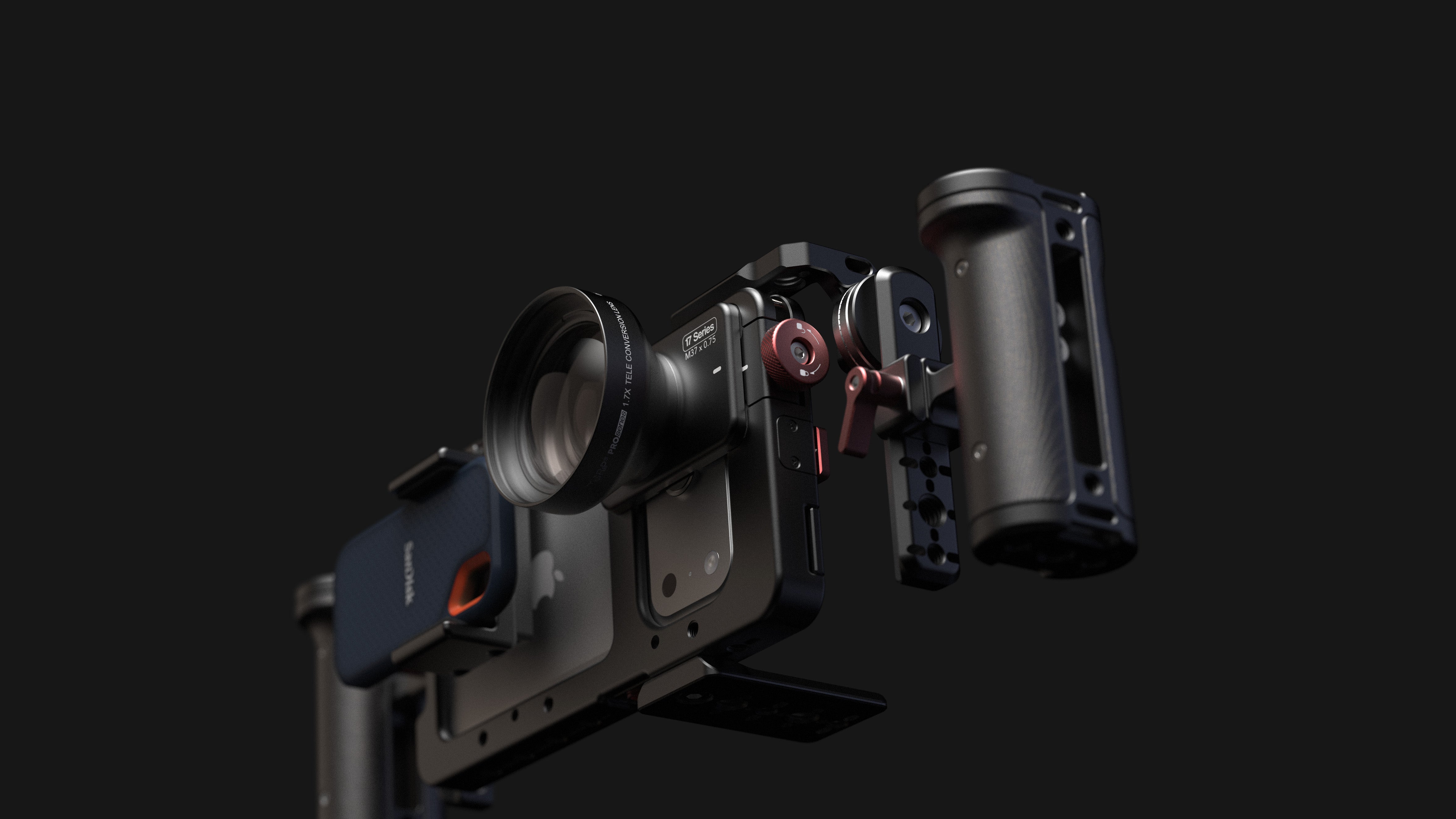 Beastcage for iPhone 17 Pro. iPhone filmmaking & photography cage