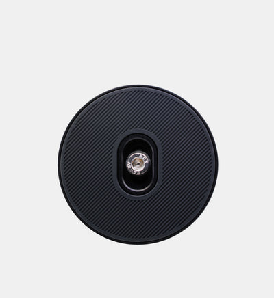 Top view studio shot of the Beastgrip Magnetic Mount for MagSafe accessories showcasing the silicone rubber pad for secure grip